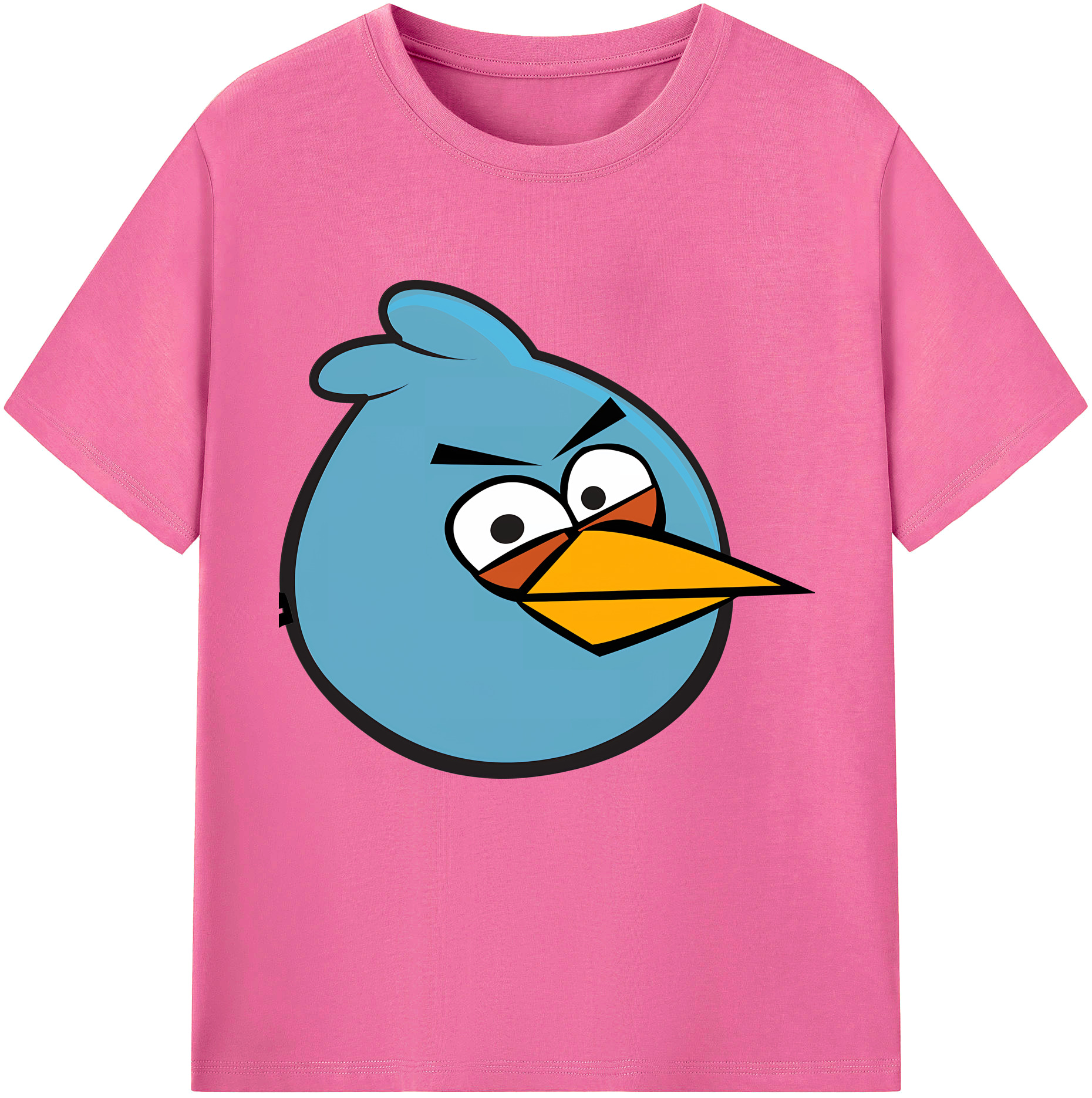 （画像用） Angry Birds アングリーバード レディースカジュアルプリントTシャツ（綿100％）